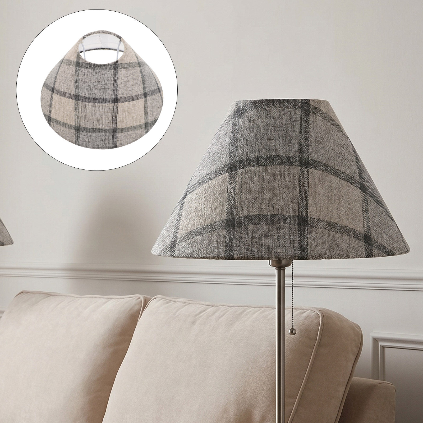 Zamansız Ekose Kumaş Davul Aba - Decor Timeless Lighting incelemesi ve fiyatı